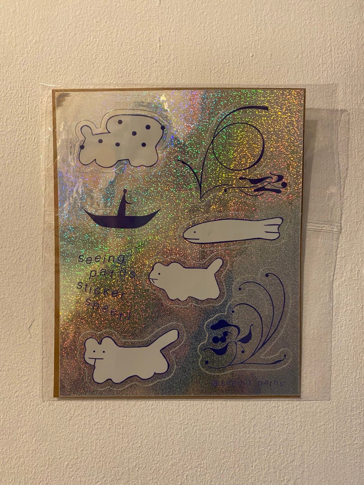 Glitter Stickers by Seeing Paths
