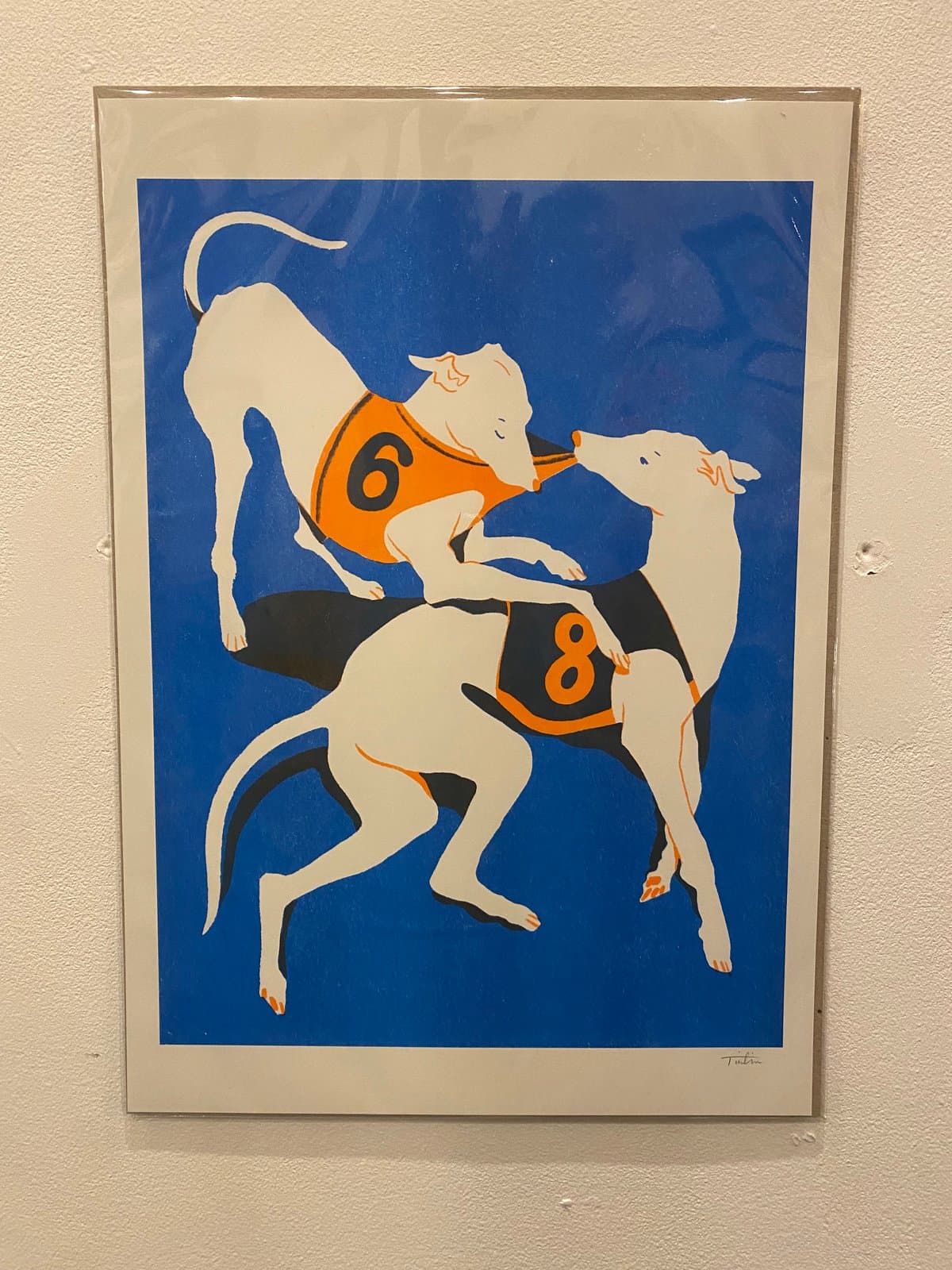 Greyhounds by TinTin Art