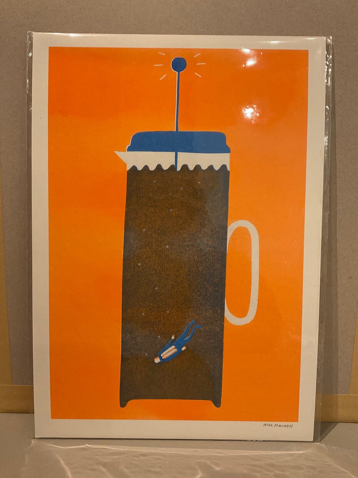 Diving in Coffee by Max Machen